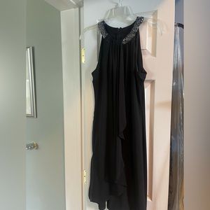 Black cocktail dress.